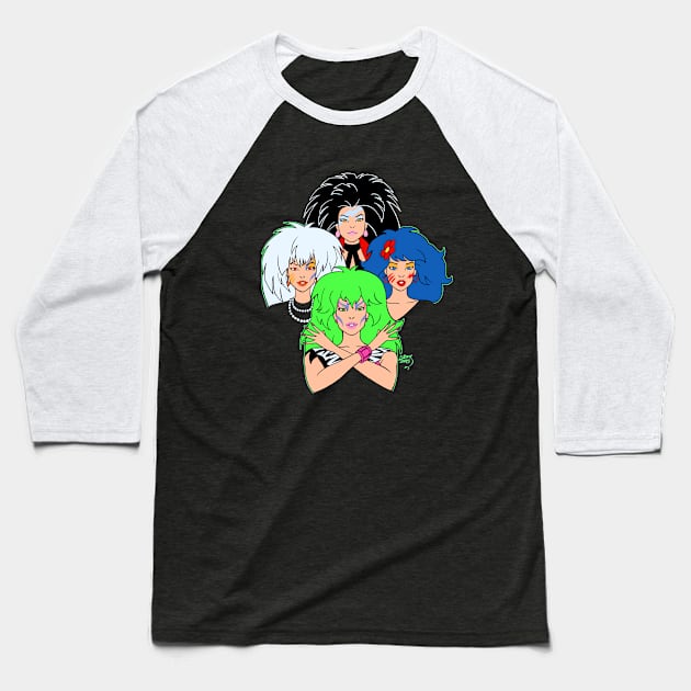 Misfit Rhapsody Baseball T-Shirt by artoflucas